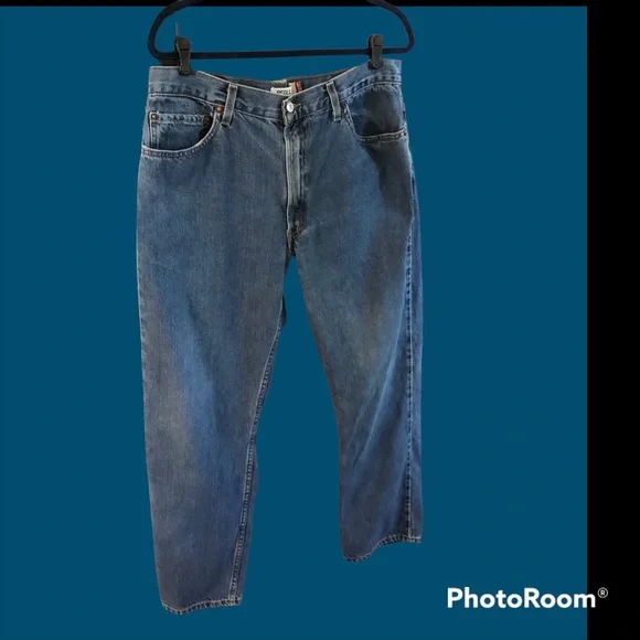 Levi's 505 High-Rise Regular Fit 100% Cotton Y2K Jeans. W36 x L32 - Picture 2 of 12